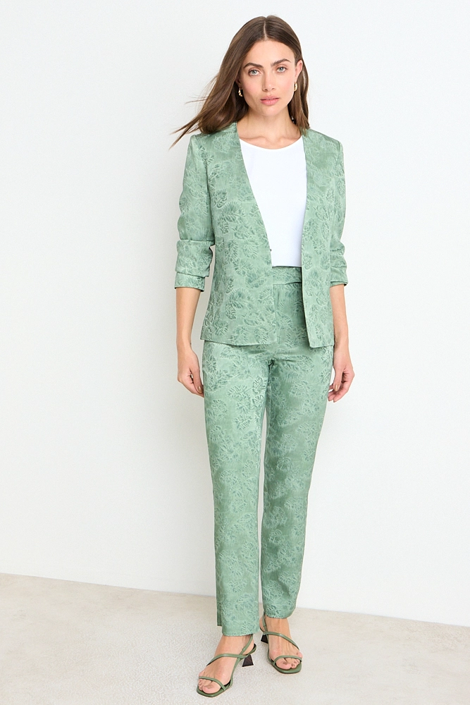 BLAZER VERDE OLIVA MUJER ASH - 4