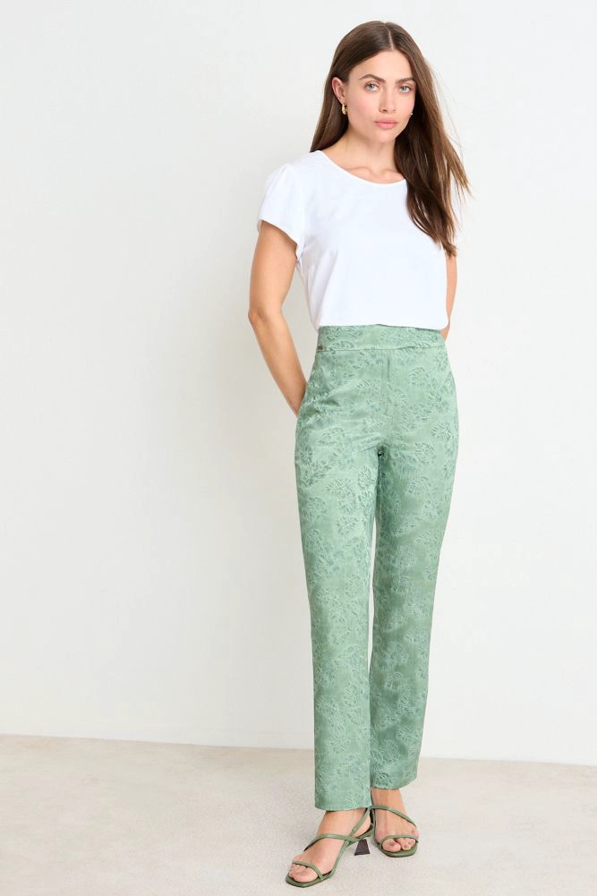 PANTALON VERDE OLIVA MUJER ASH - 1