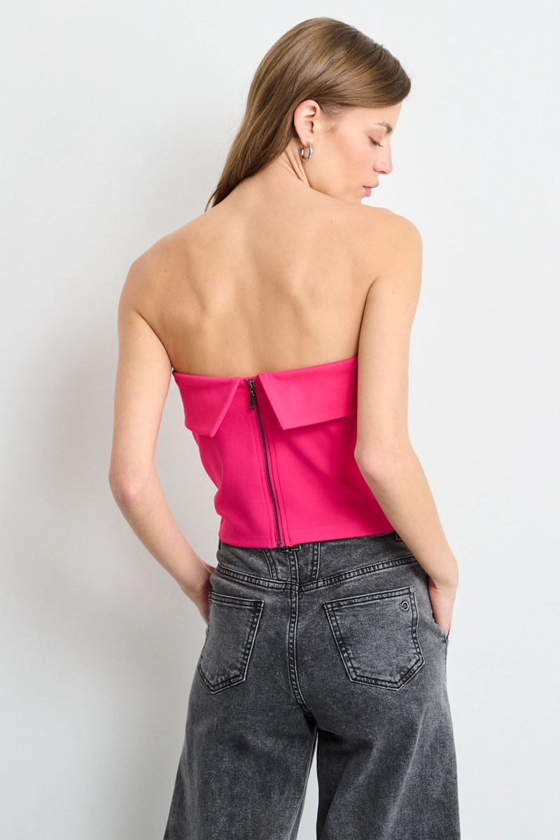 POLERA SIN MANGAS FUCSIA MUJER IO - 3