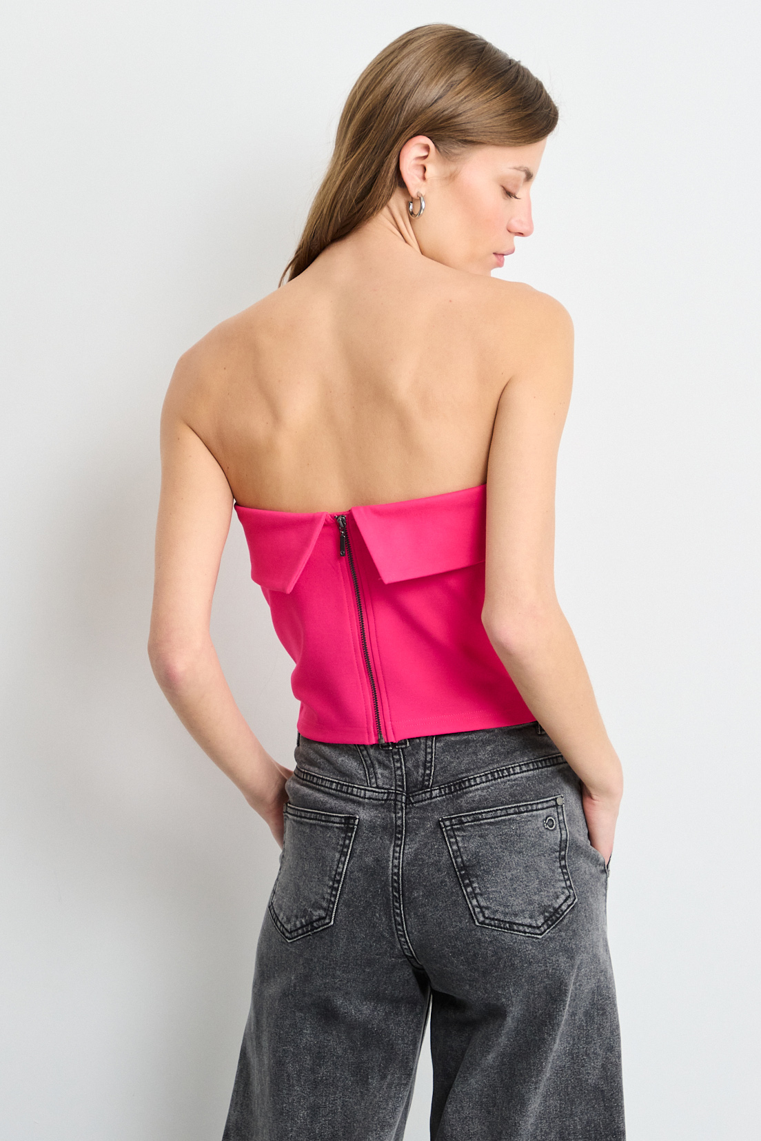 POLERA SIN MANGAS FUCSIA MUJER IO - 3