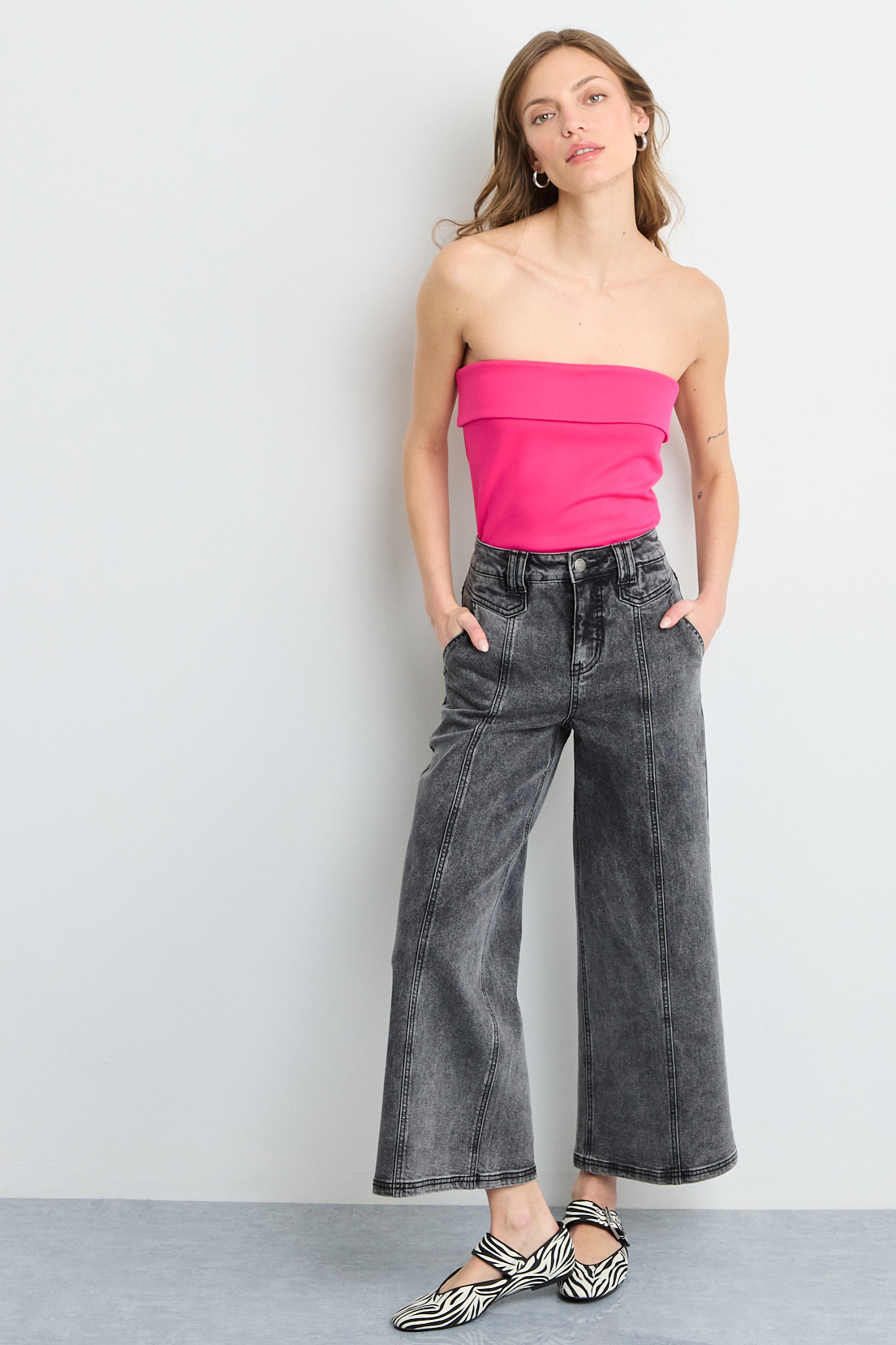 POLERA SIN MANGAS FUCSIA MUJER IO - 5