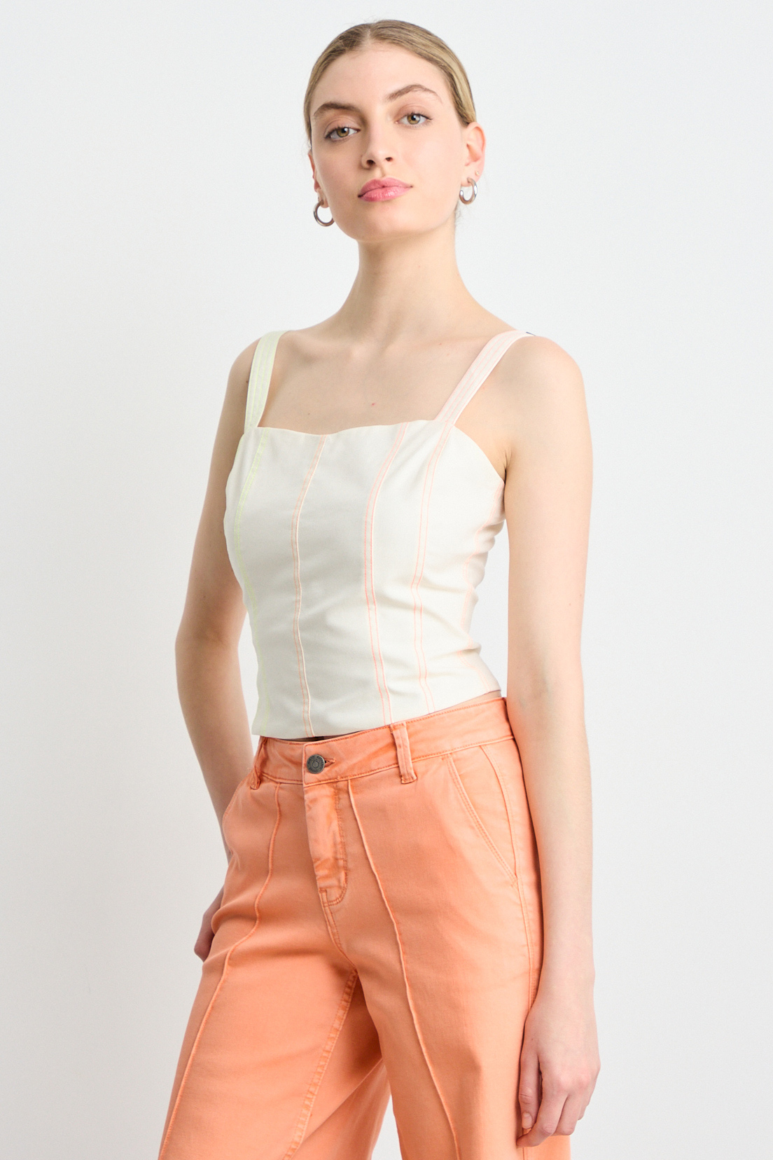 BLUSAS SIN MANGA CRUDO MUJER IO - 4