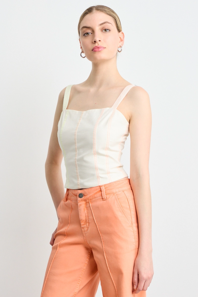 BLUSAS SIN MANGA CRUDO MUJER IO - 4