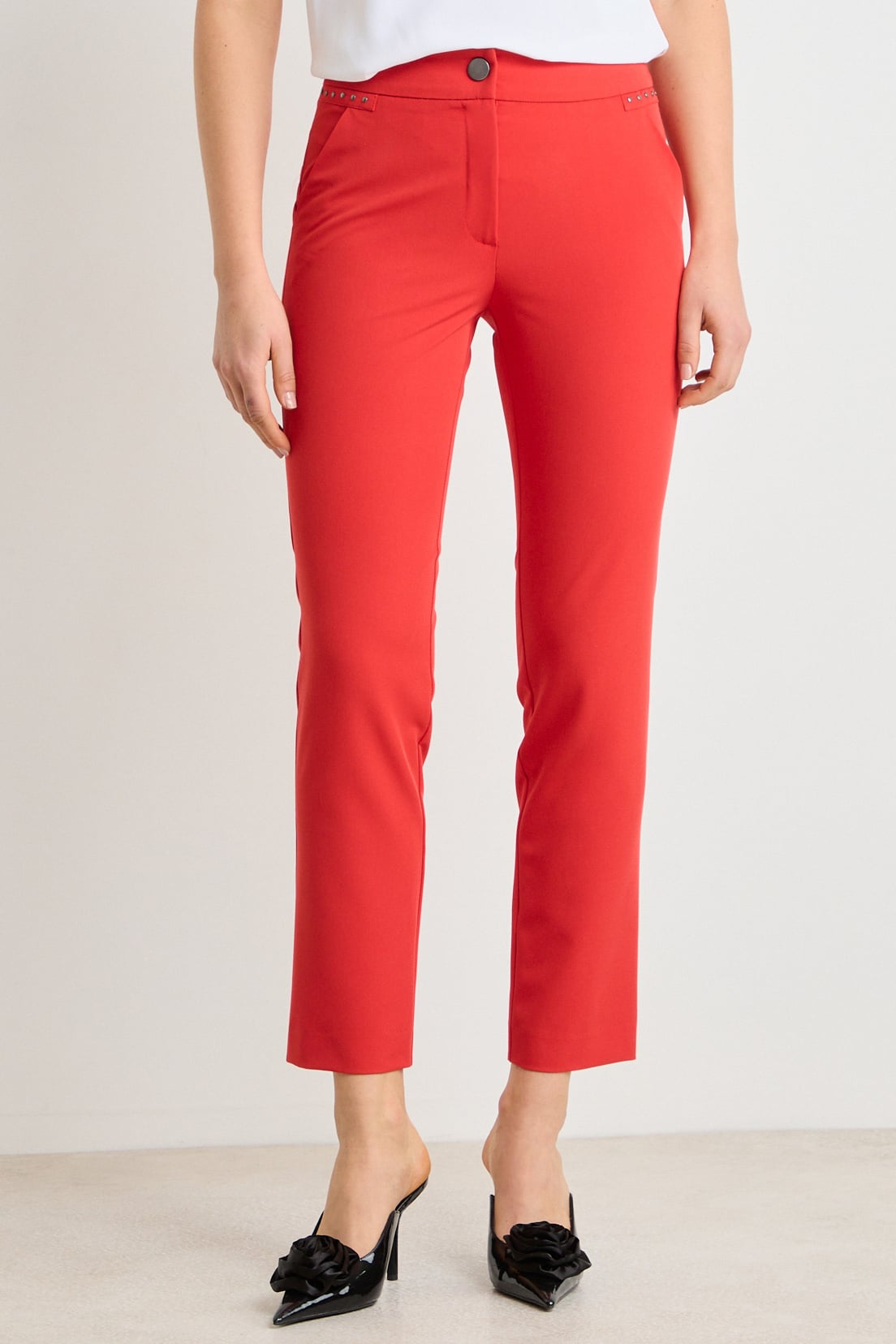 PANTALON ROJO MUJER ASH - 2