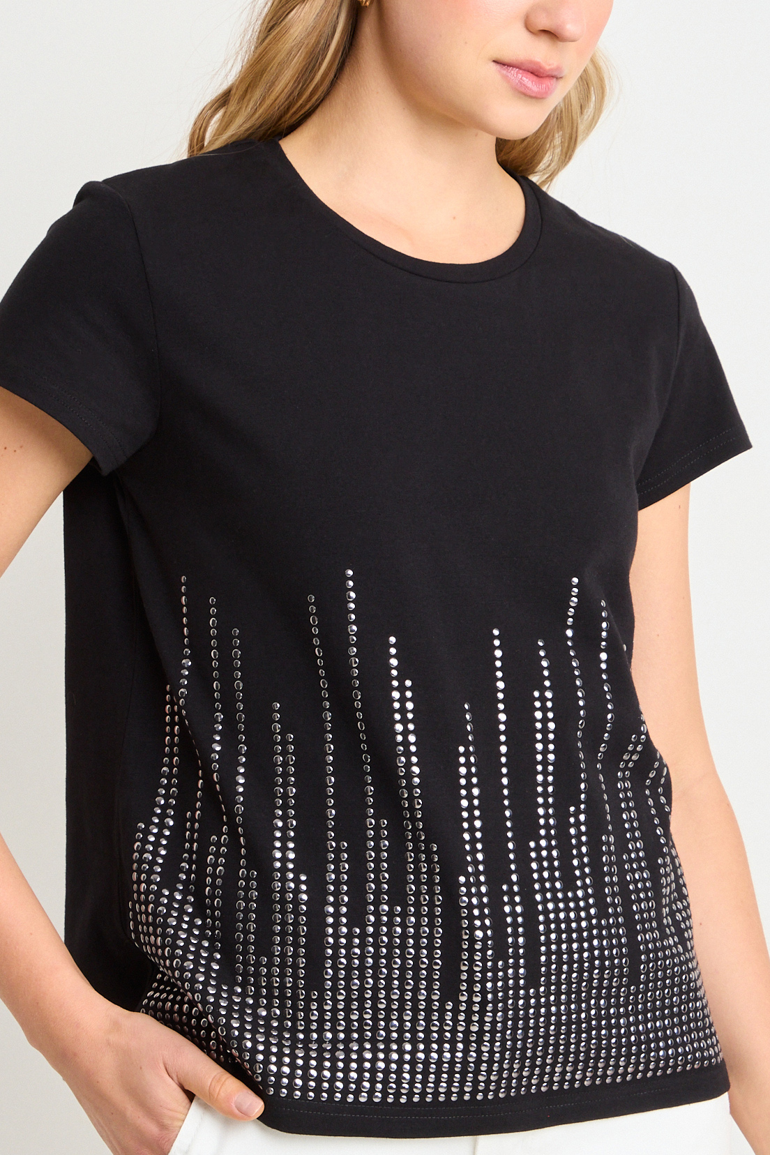 POLERA MANGA CORTA NEGRO MUJER ASH - 2