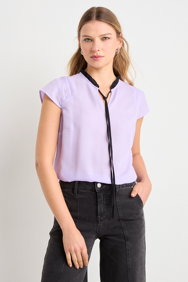 BLUSAS MORADO MUJER ASH - 2
