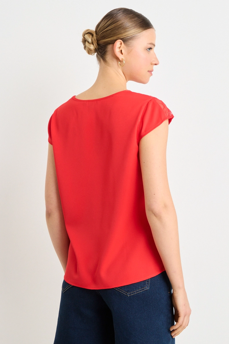 BLUSAS ROJO MUJER ASH - 2