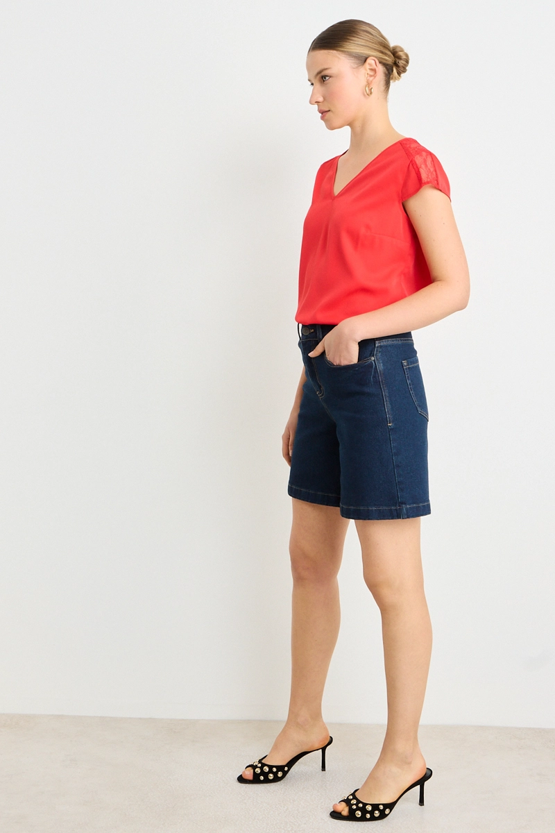 BLUSAS ROJO MUJER ASH - 5