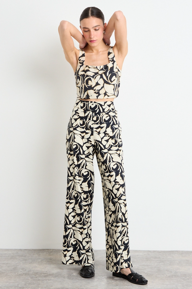 PANTALON NEGRO MUJER IO - 1