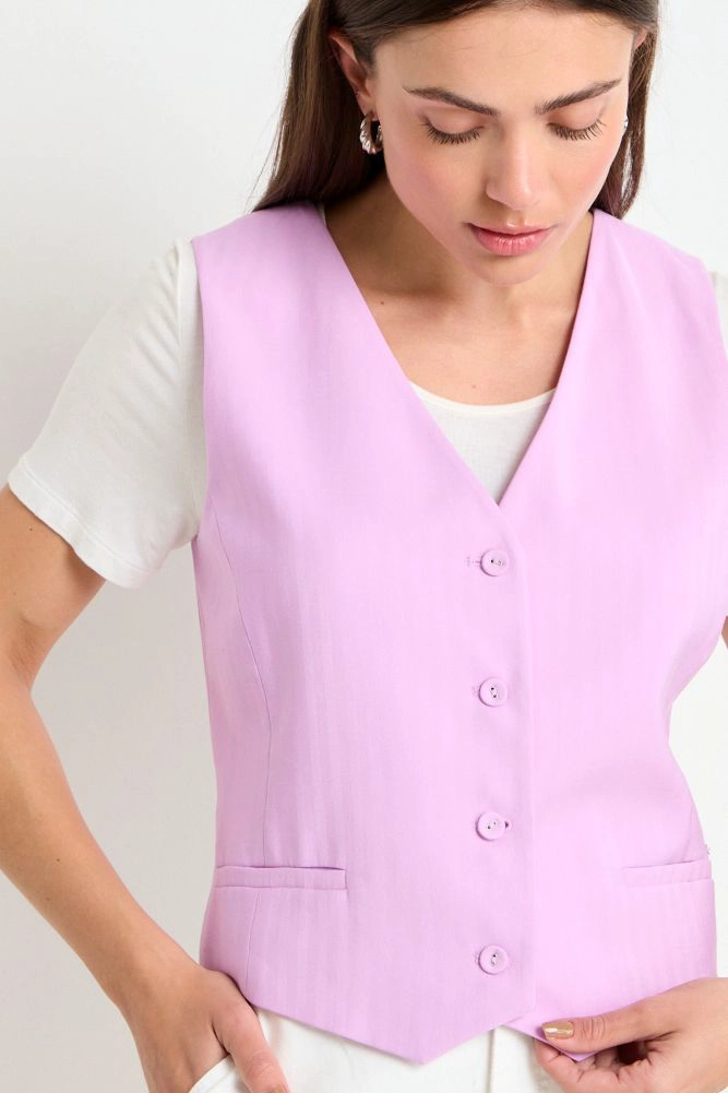 GILET MORADO MUJER ASH - 1