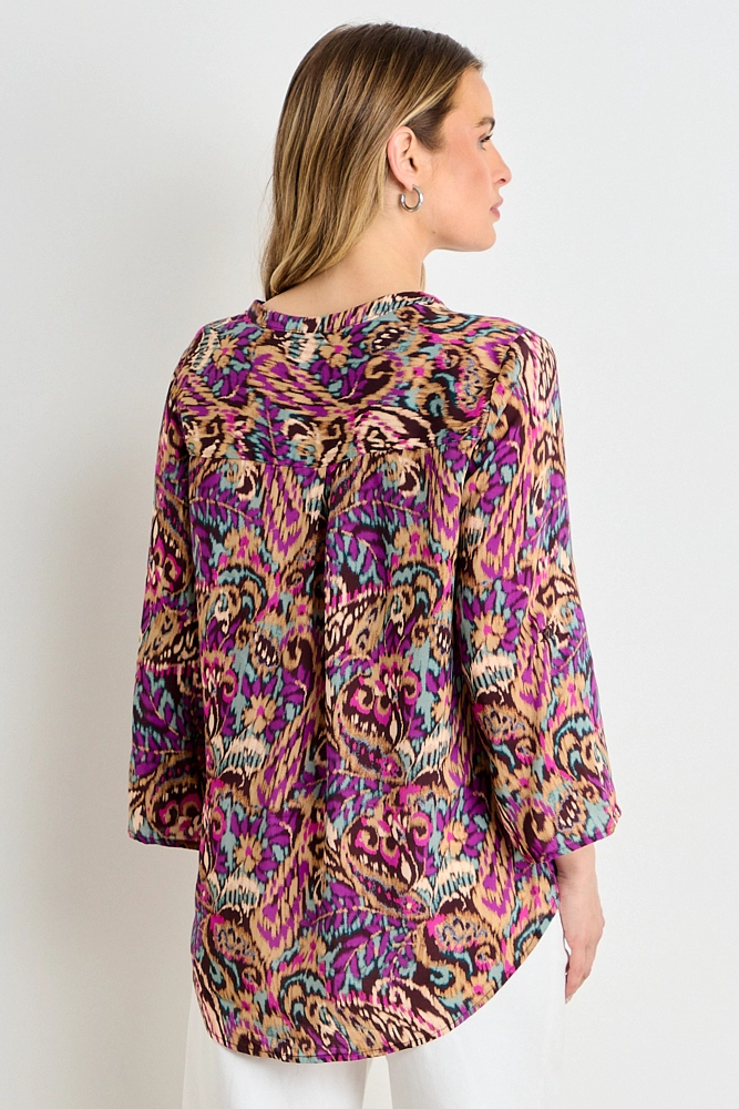 BLUSA MANGA LARGA MORADO MUJER ASH - 3