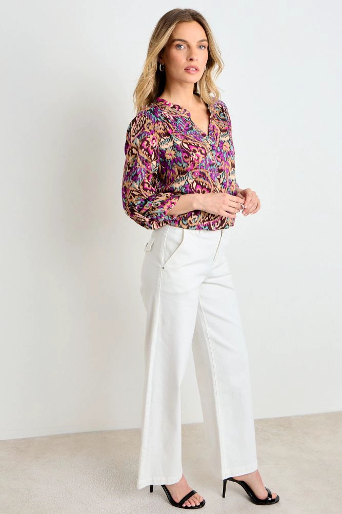 BLUSA MANGA LARGA MORADO MUJER ASH - 4