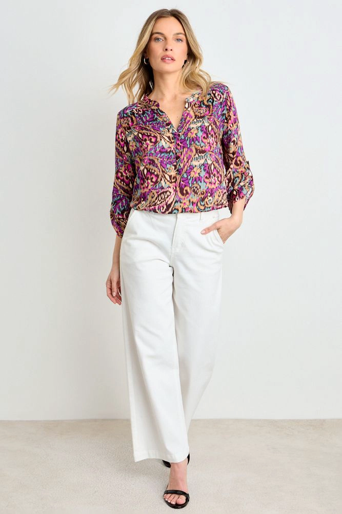 BLUSA MANGA LARGA MORADO MUJER ASH - 5
