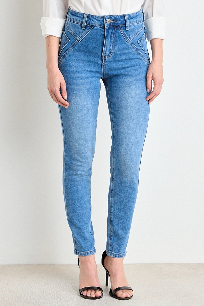 JEANS CELESTE MUJER ASH - 2