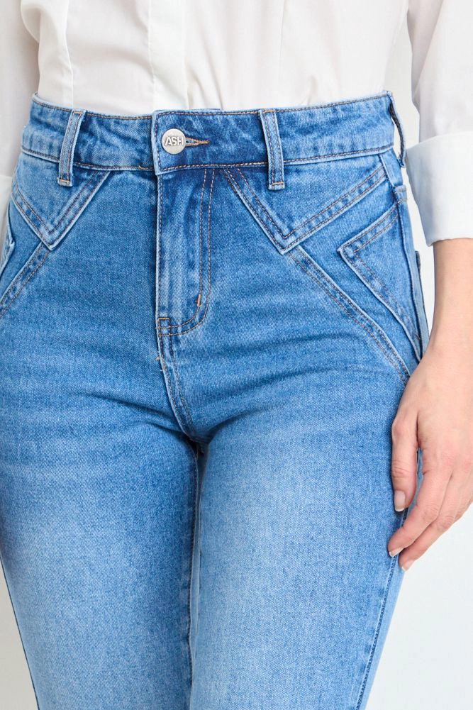 JEANS CELESTE MUJER ASH - 3