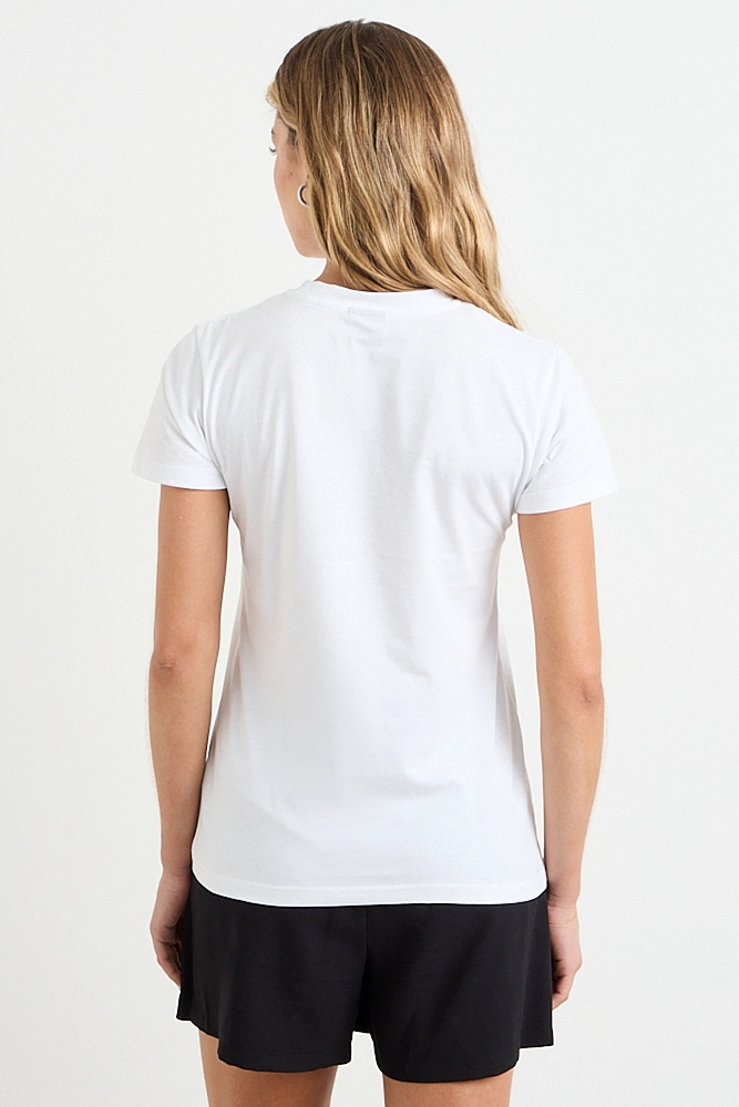 POLERA MANGA CORTA CRUDO MUJER IO - 2
