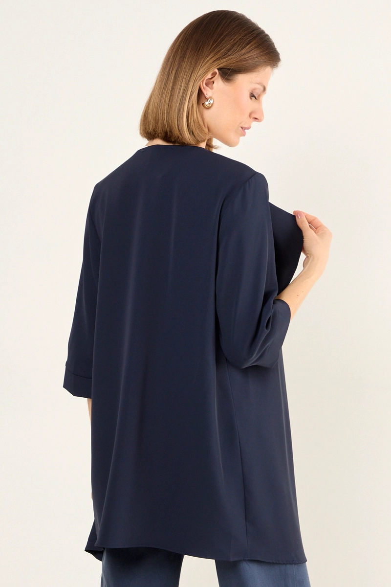 TAPADO ABIERTO AZUL MUJER MAGRIFFE - 4