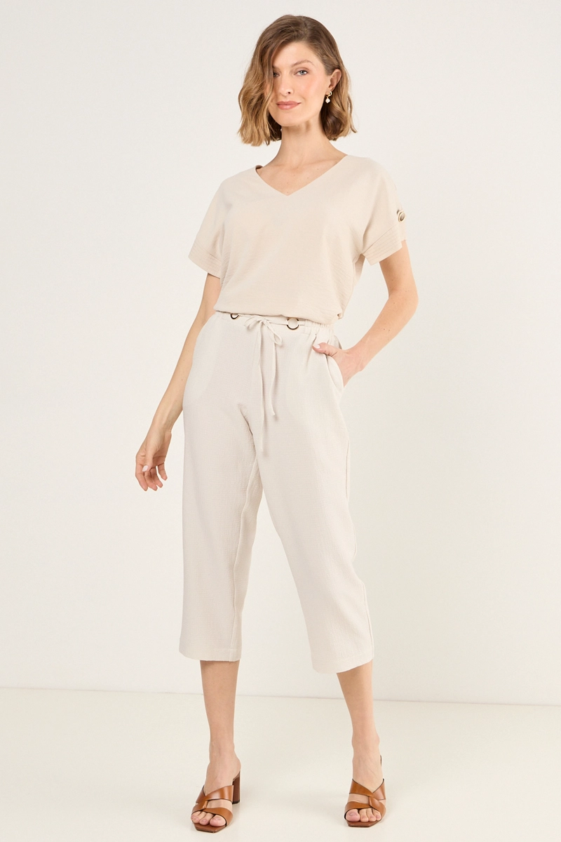 CAPRI LISO TEXTURA BEIGE MUJER MAGRIFFE - 1