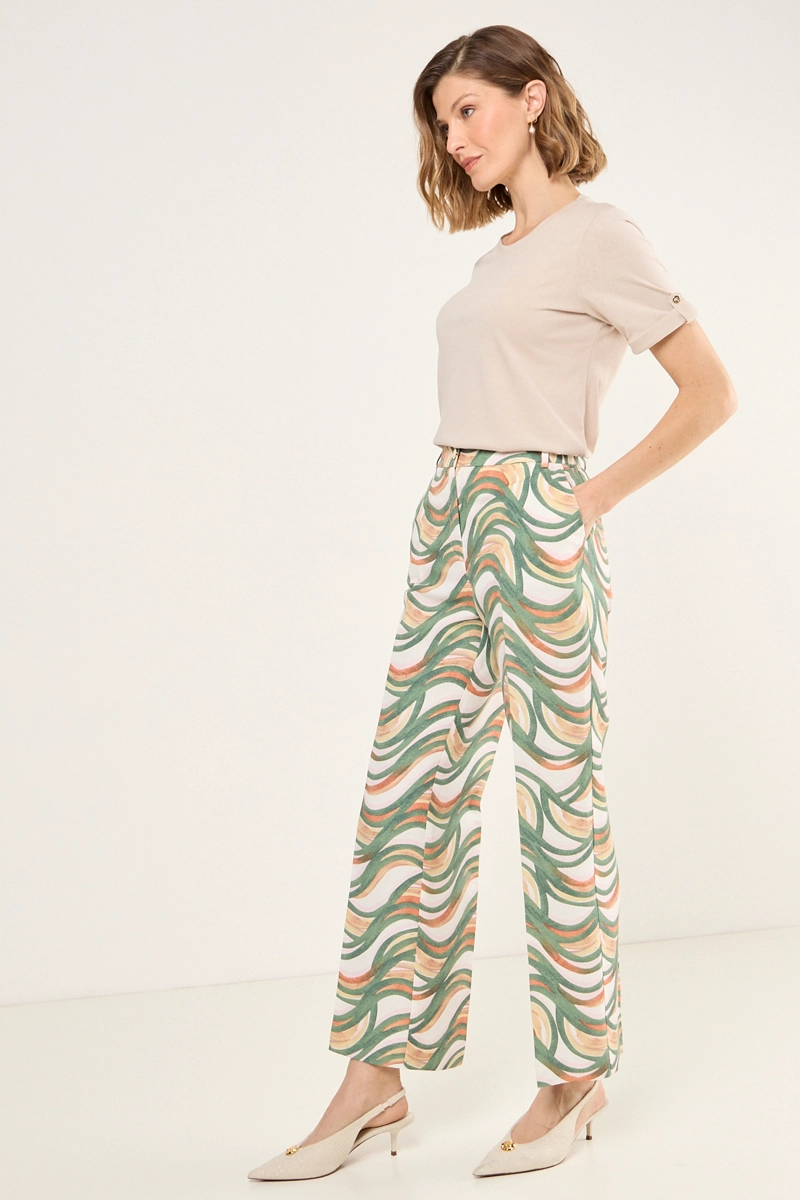 PANTALON BEIGE MUJER MAGRIFFE - 5