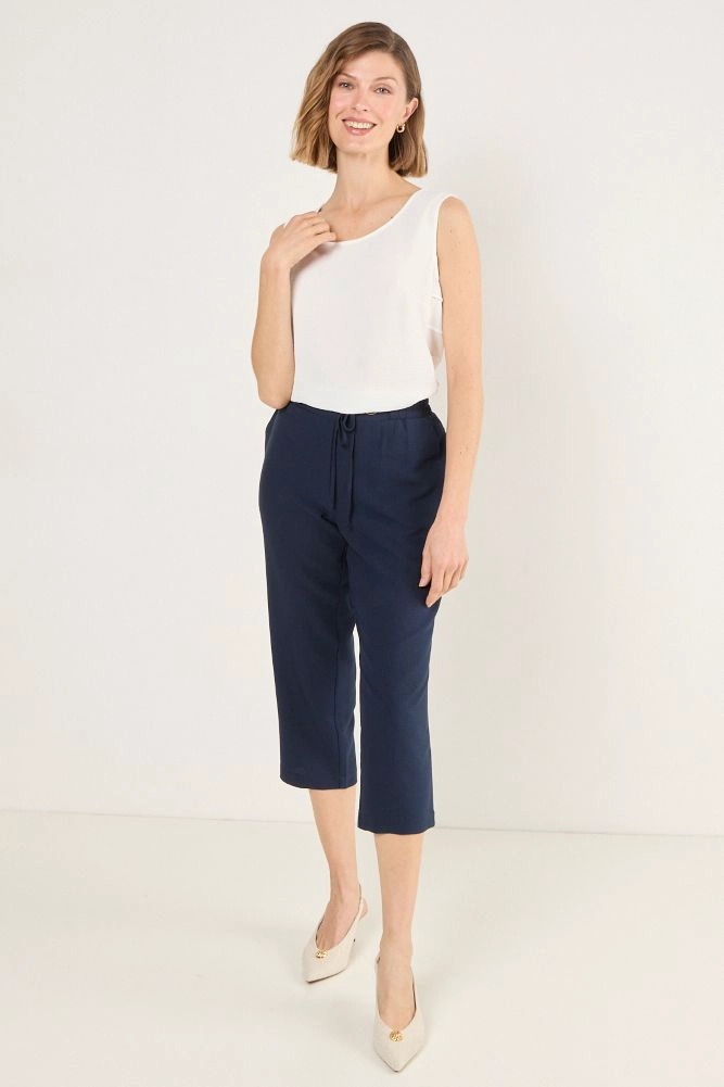 BLUSA SIN MANGAS CON TEXTURA BLANCO MUJER MAGRIFFE - 5