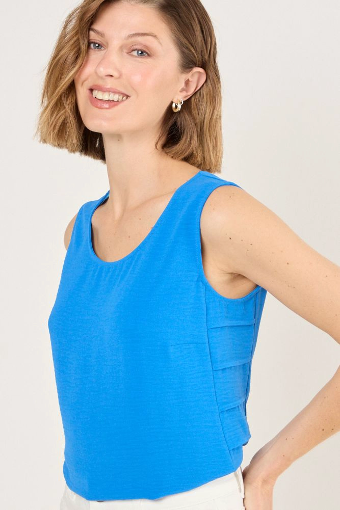 BLUSA SIN MANGAS AZUL MUJER MAGRIFFE - 1