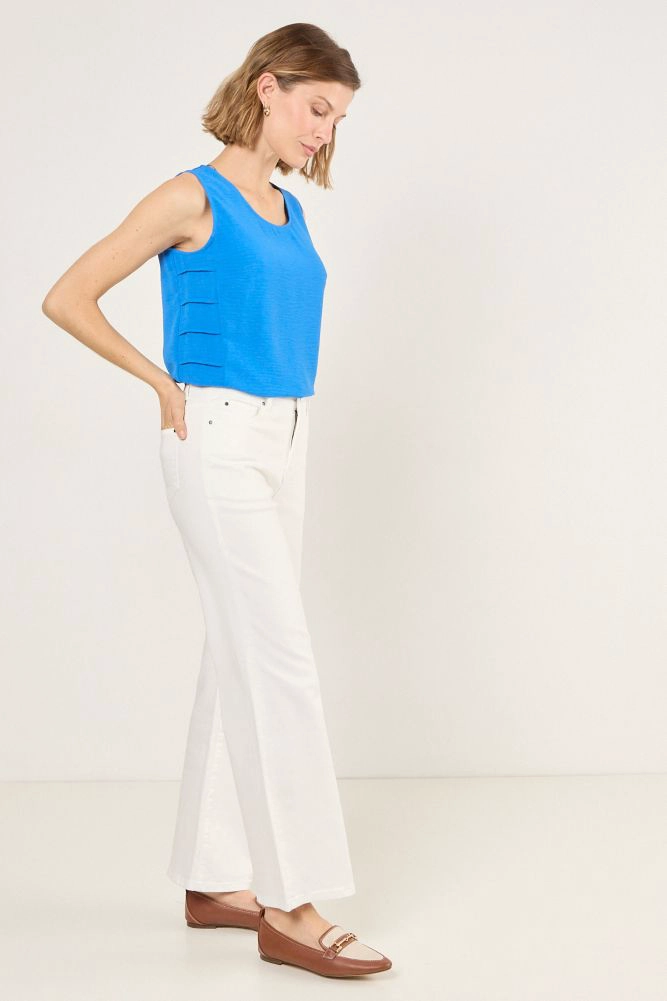 BLUSA SIN MANGAS AZUL MUJER MAGRIFFE - 4
