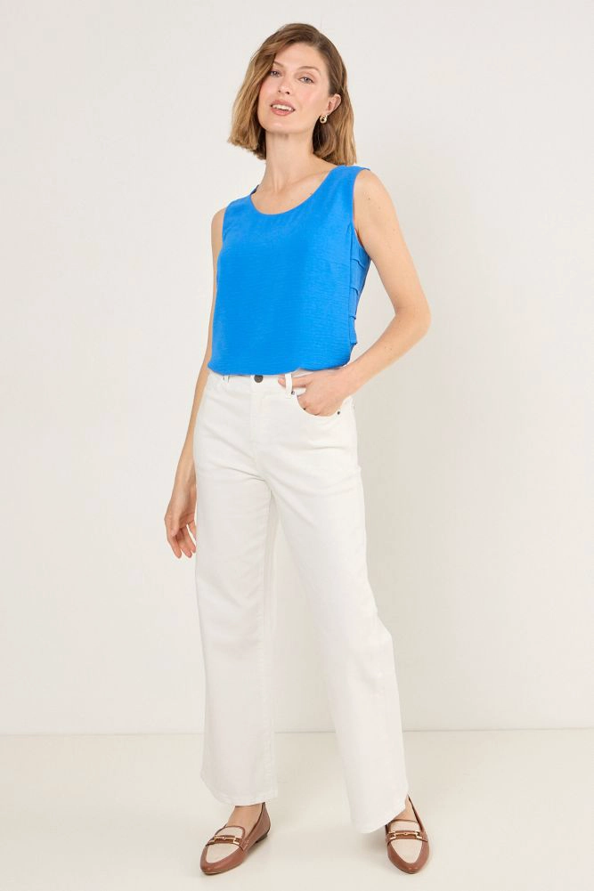 BLUSA SIN MANGAS AZUL MUJER MAGRIFFE - 5