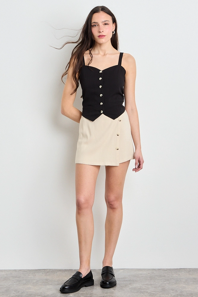 SHORT LISO BEIGE MUJER IO - 1