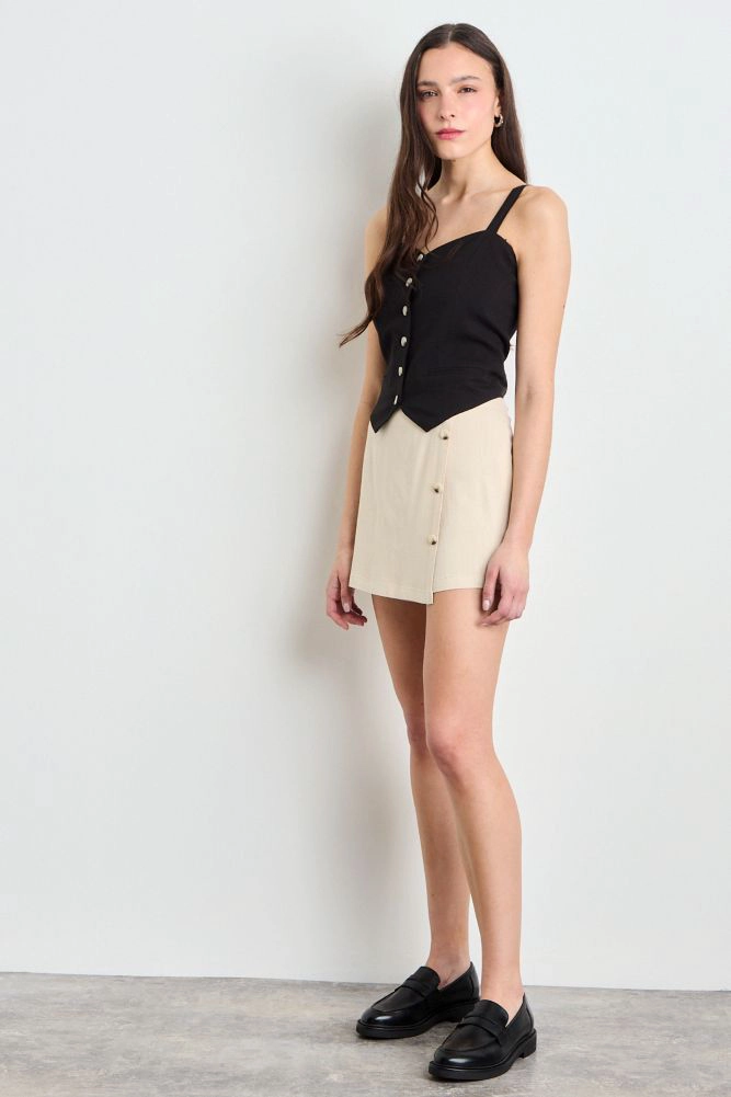 SHORT LISO BEIGE MUJER IO - 5
