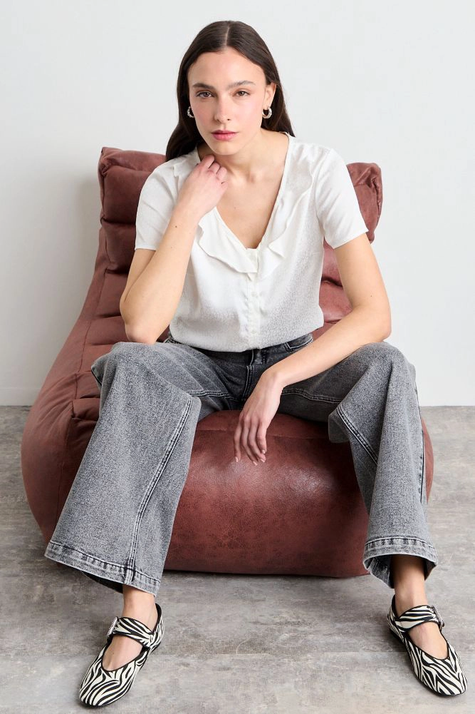 BLUSA LISA CRUDO MUJER IO - 5