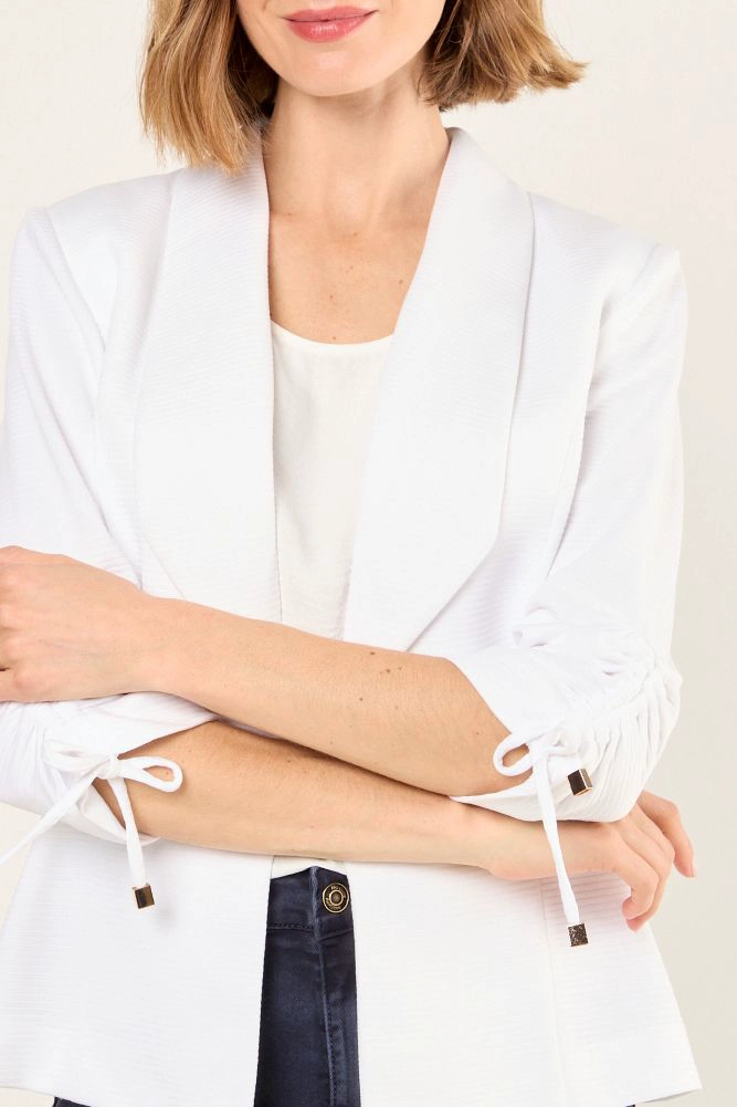 BLAZER LISO CRUDO MUJER MAGRIFFE - 2