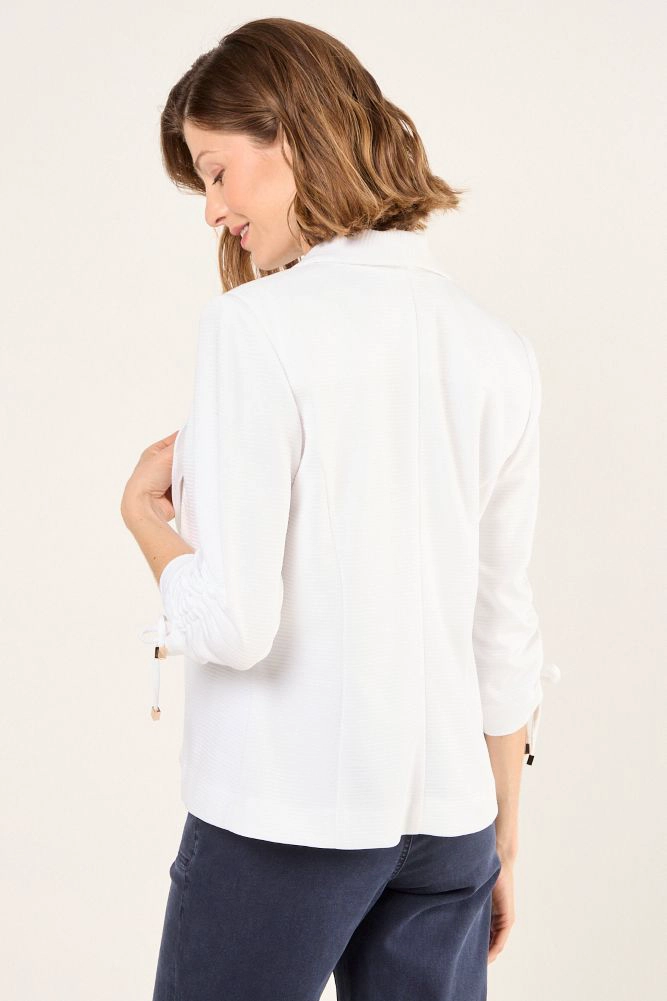 BLAZER LISO CRUDO MUJER MAGRIFFE - 3