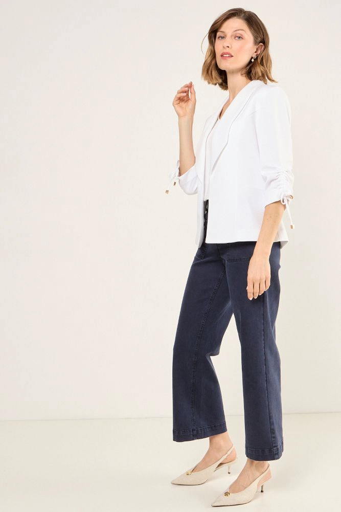 BLAZER LISO CRUDO MUJER MAGRIFFE - 5