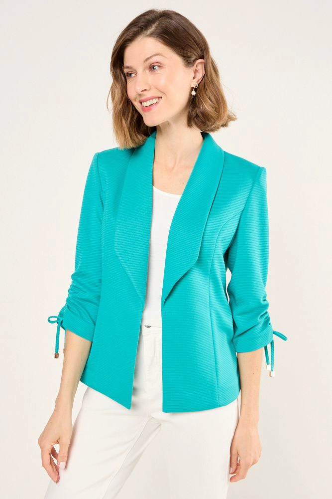 BLAZER LISO VERDE MUJER MAGRIFFE - 1