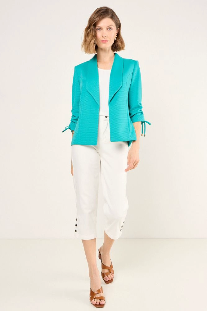 BLAZER LISO VERDE MUJER MAGRIFFE - 4