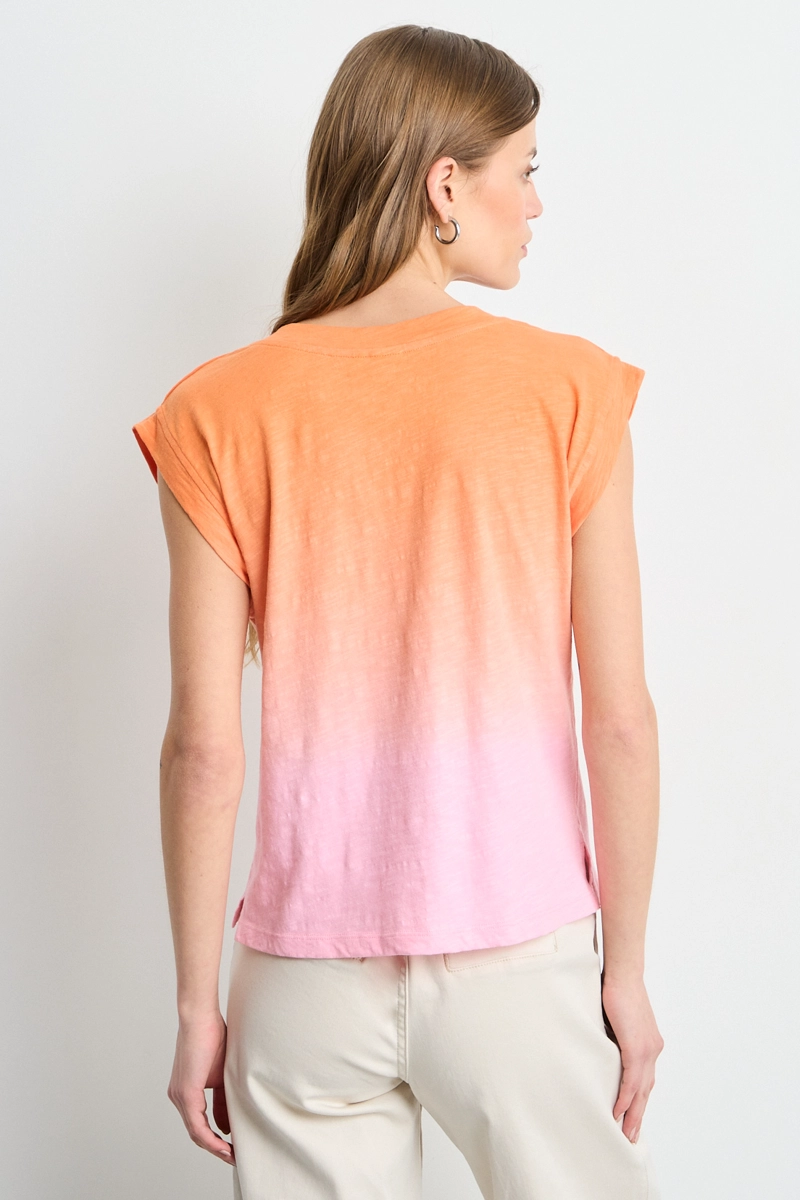 POLERA SIN MANGAS NARANJO MUJER IO - 3