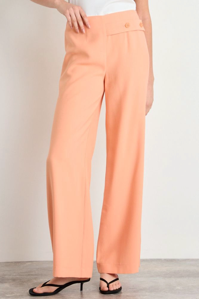 PANTALON LISO NARANJO MUJER IO - 3