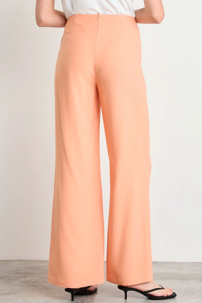 PANTALON LISO NARANJO MUJER IO - 4