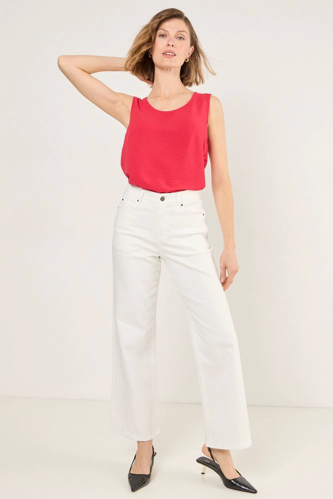 JEANS LISO CRUDO MUJER MAGRIFFE - 1