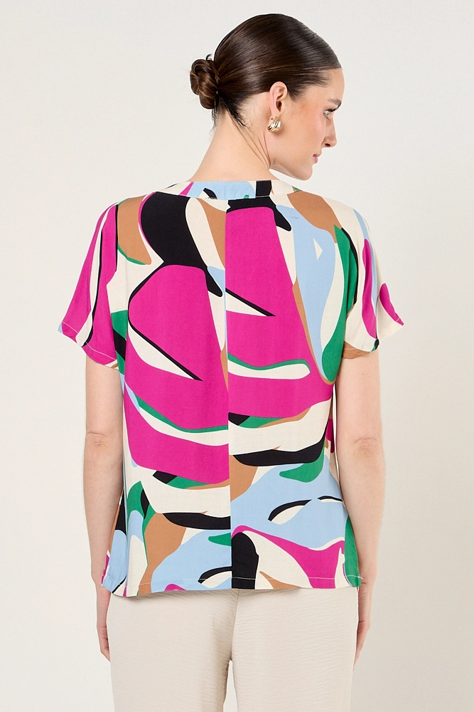 POLERA FANTASIA BURDEOS MUJER MAGRIFFE - 3