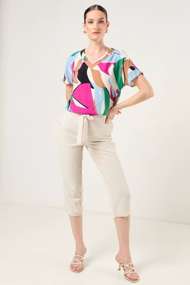 POLERA FANTASIA BURDEOS MUJER MAGRIFFE - 4