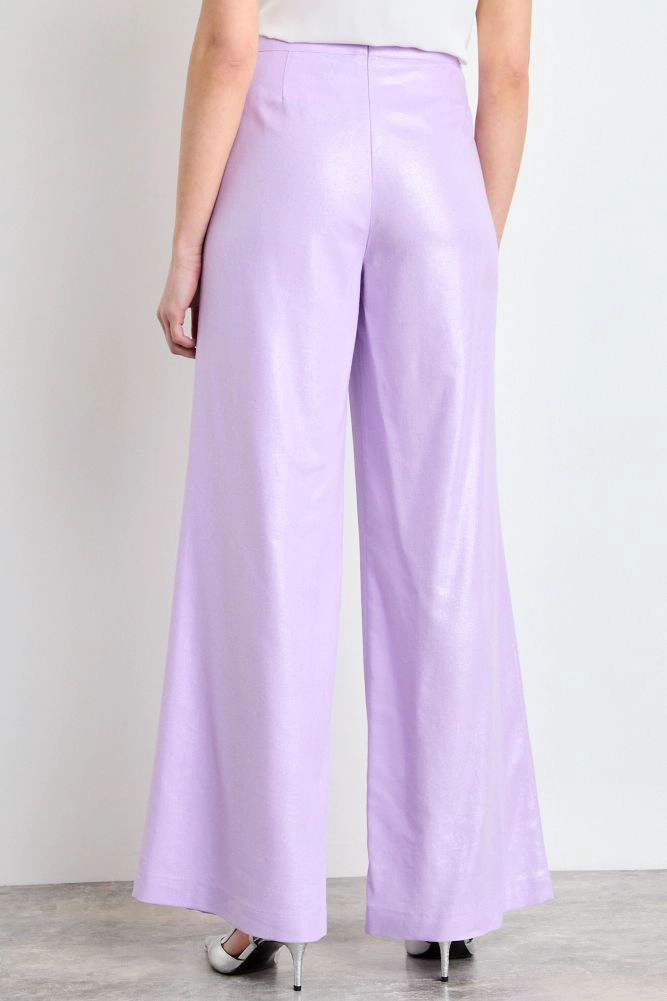 PANTALON LISO MORADO MUJER IO - 3