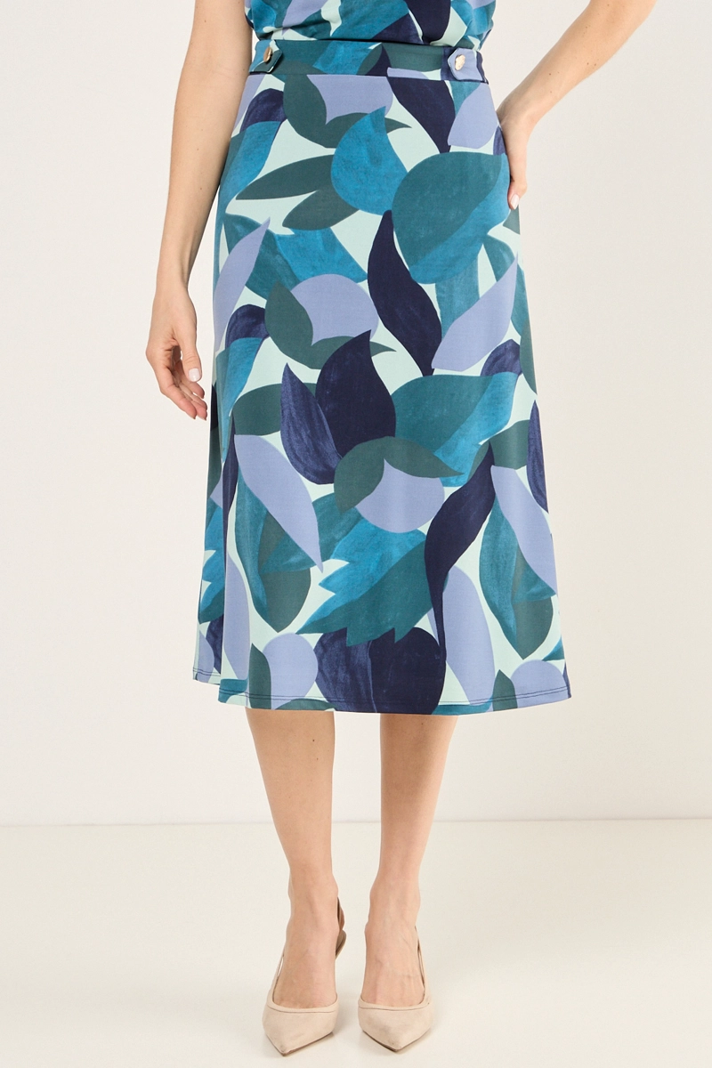FALDA LARGA AZUL MUJER MAGRIFFE - 2