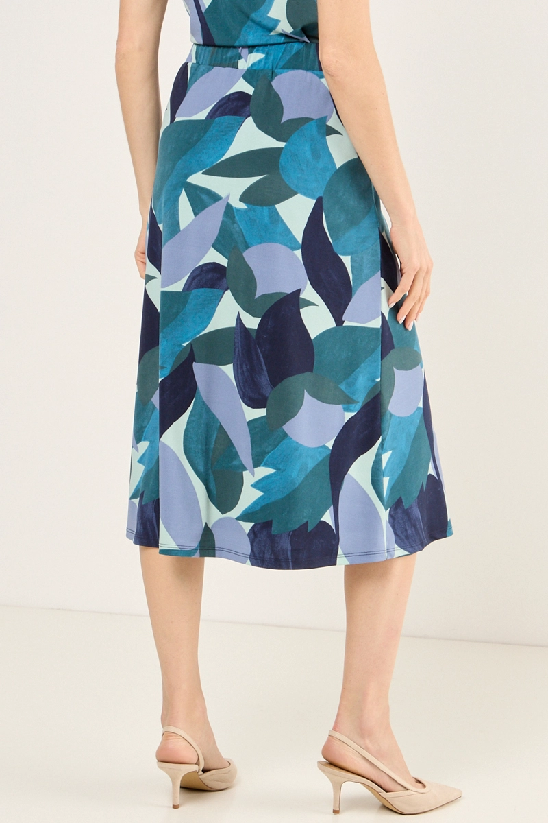 FALDA LARGA AZUL MUJER MAGRIFFE - 4