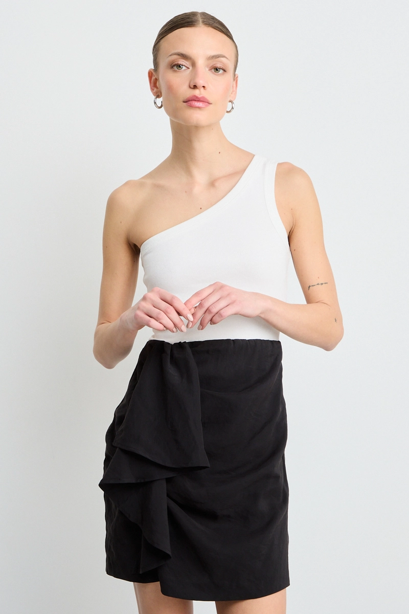 VESTIDO CORTO NEGRO MUJER IO - 3