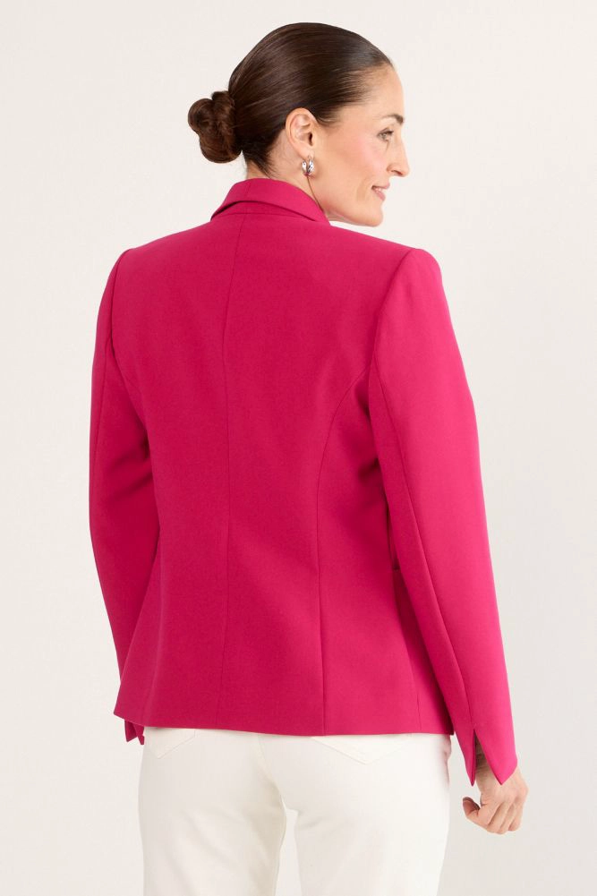BLAZER LISO FUCSIA MUJER MAGRIFFE - 3