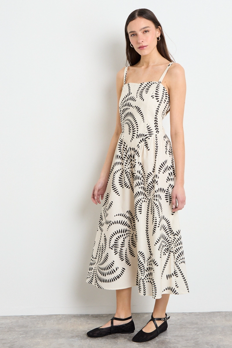 VESTIDO LARGO FANTASIA NEGRO MUJER IO - 1