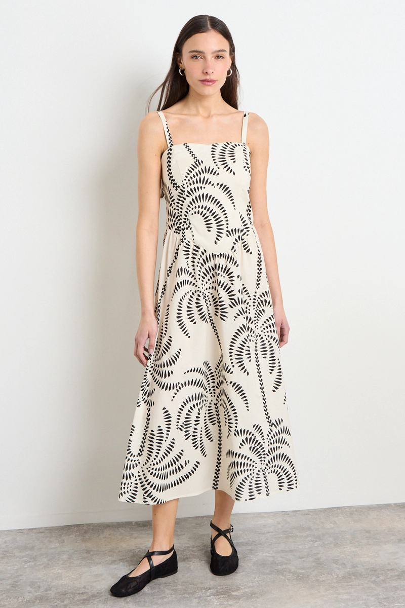 VESTIDO LARGO FANTASIA NEGRO MUJER IO - 5