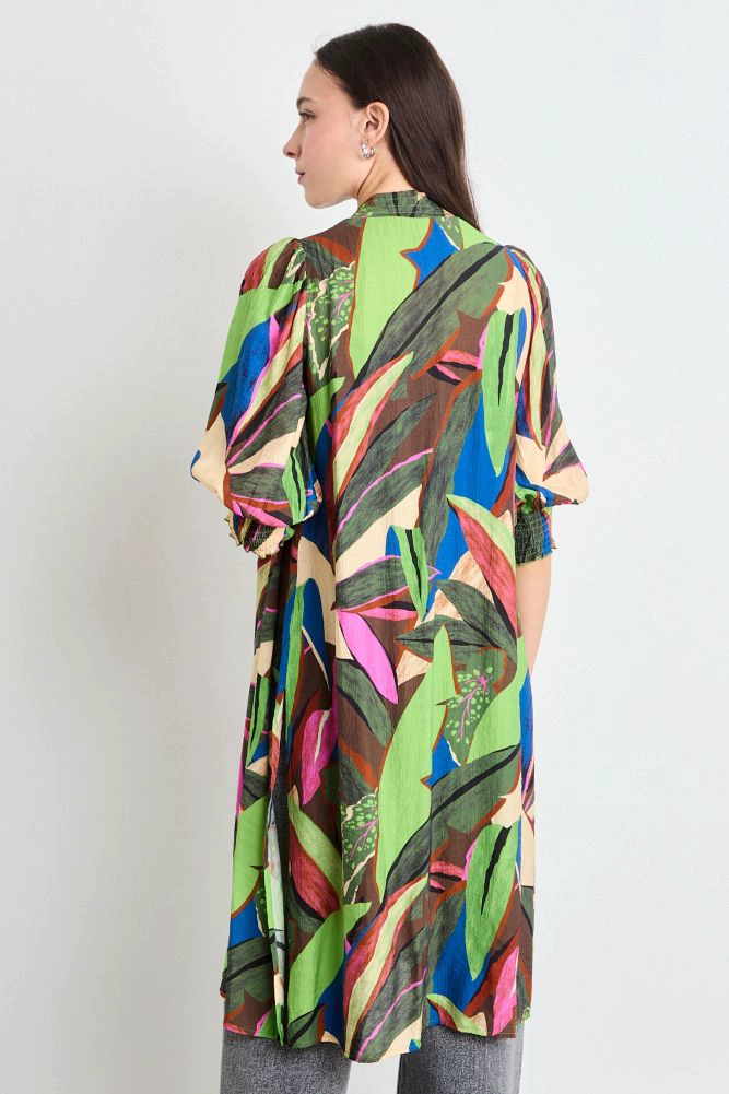 TAPADO FANTASIA VERDE OLIVA MUJER IO - 3