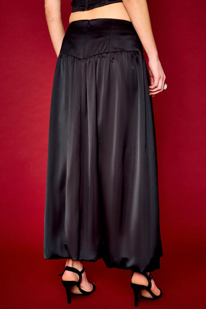 FALDA LISA LARGA NEGRO MUJER IO - 4